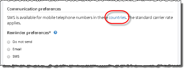 Candidate Communication preferences.